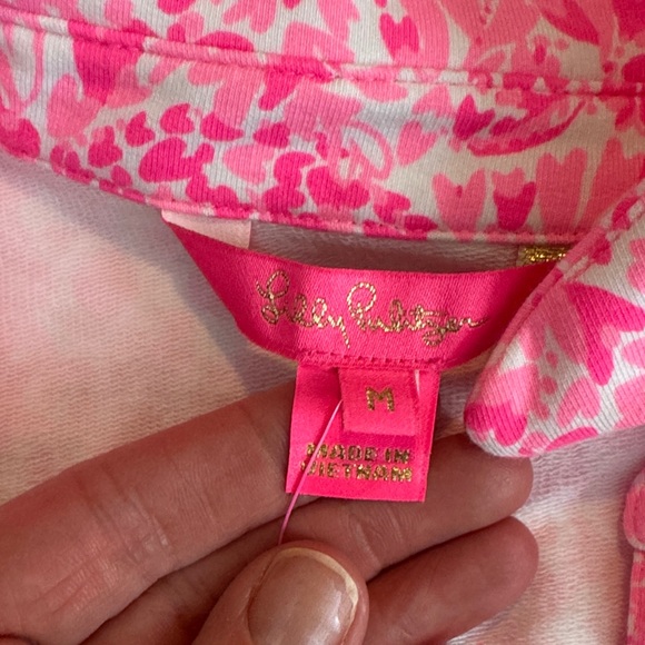 NWT Lilly Pulitzer Pink Jorgie Terry Romper - Picture 3 of 10